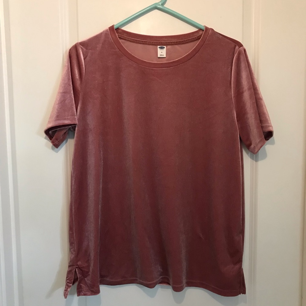 Old Navy Velvet Scoop Neck Top